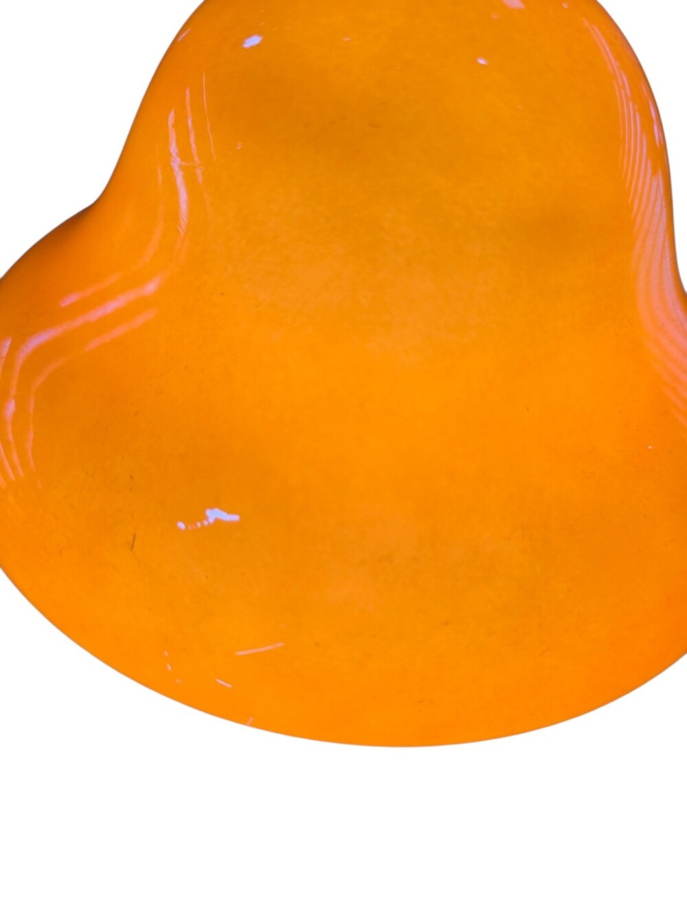 Orange Mushroom Lamp Retro Space Age Accent Light - Picture 3 of 9